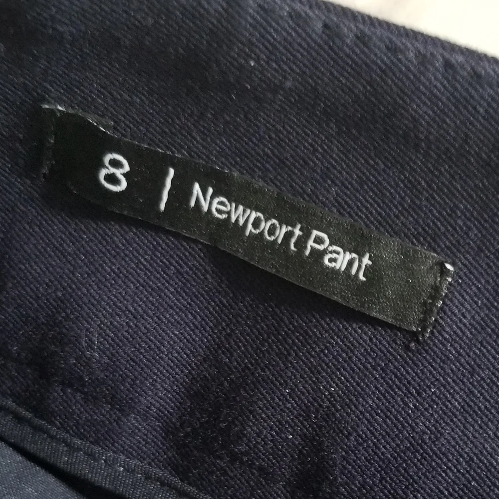 Talbots navy Newport straight leg pants - Picture 3 of 5